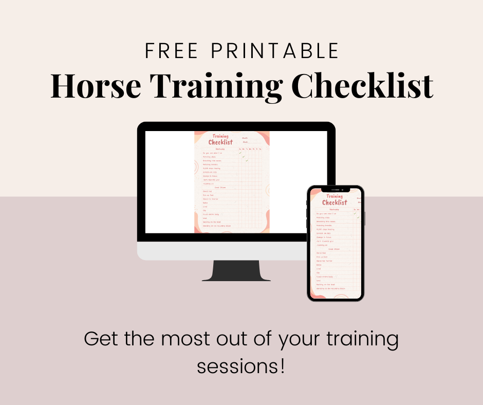 Horse Training Checklist Cornerstone Equine Academy